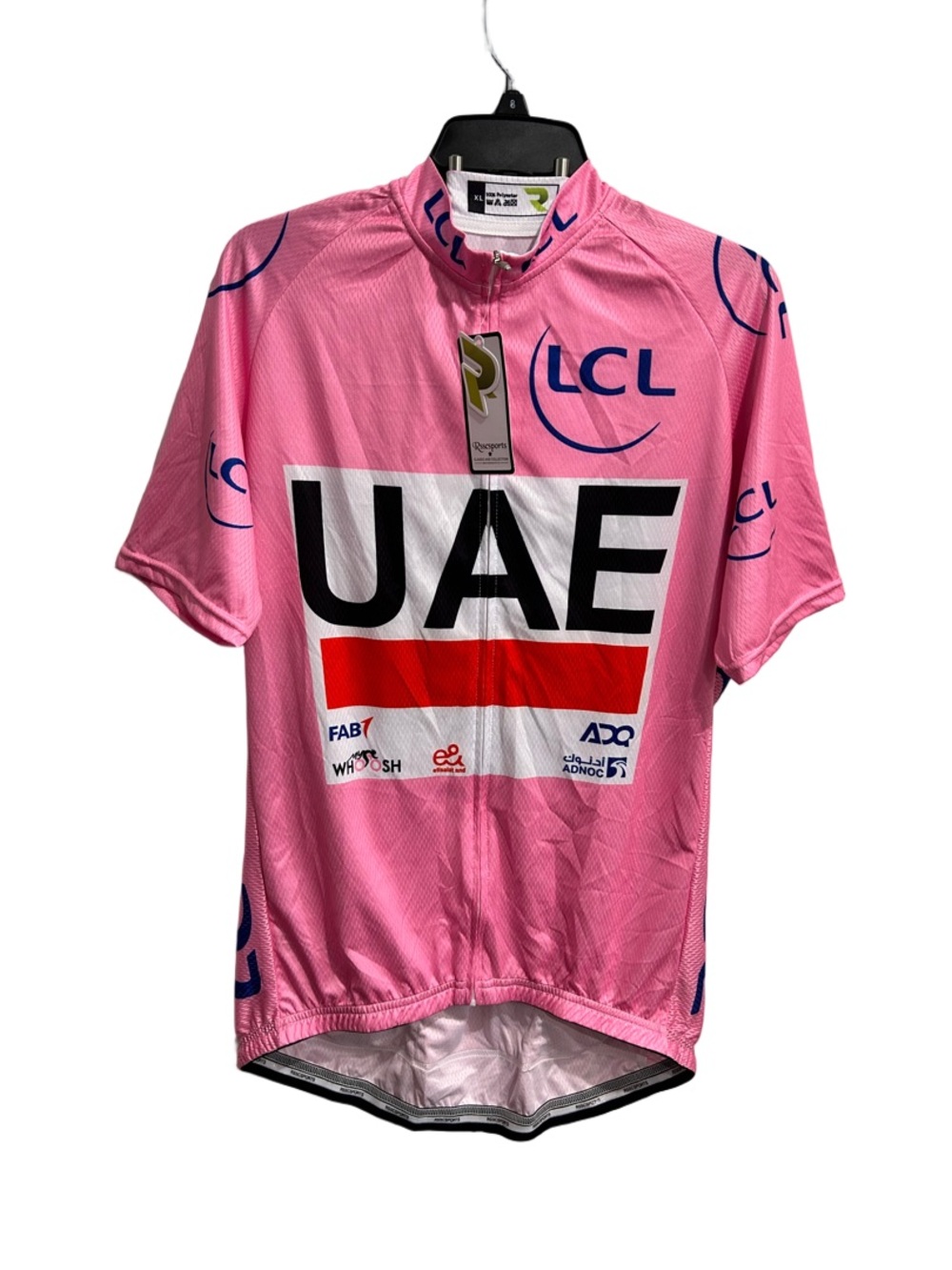 Pink Cycling Jersey with LCL Logos